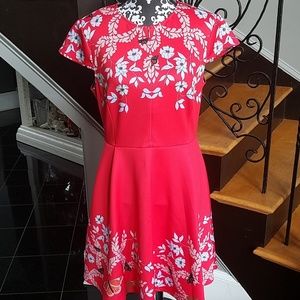 Ted Baker Red Floral Dress